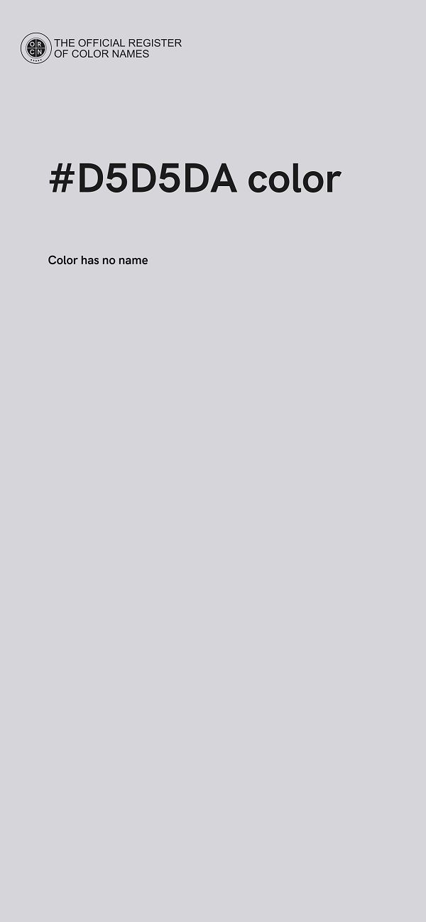 #D5D5DA color image