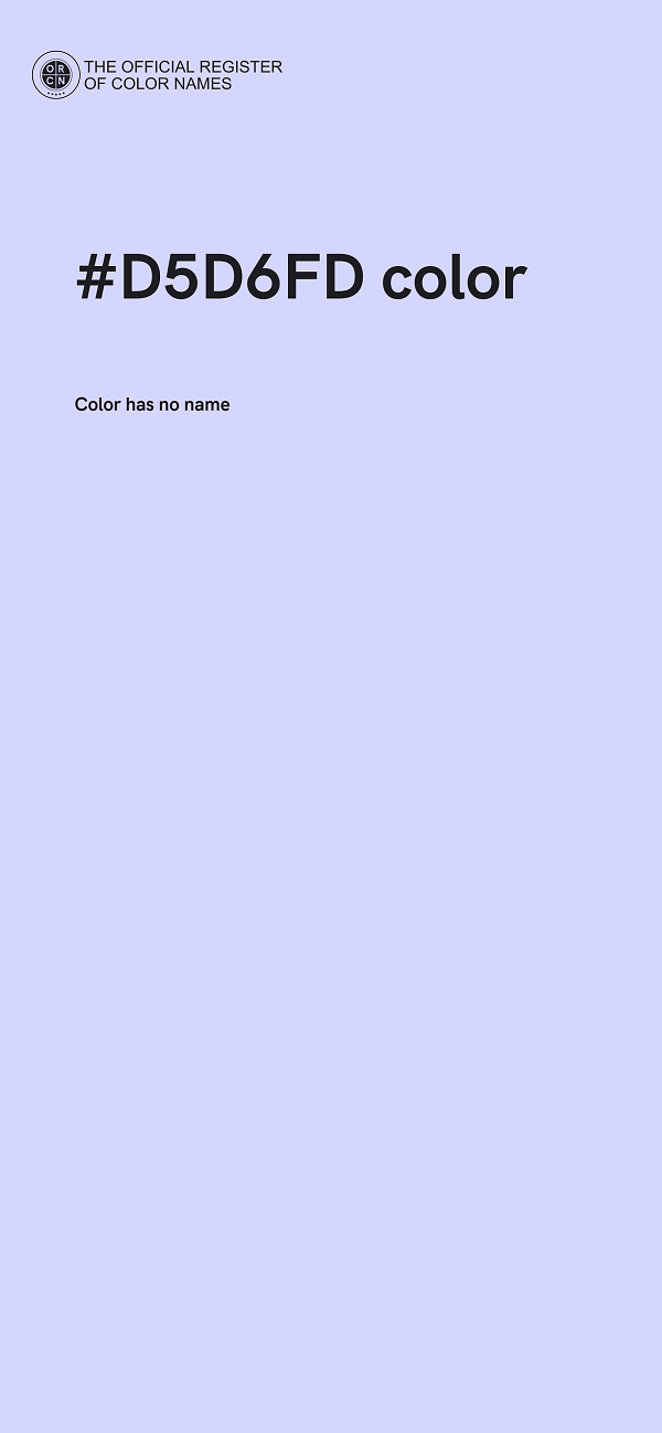 #D5D6FD color image