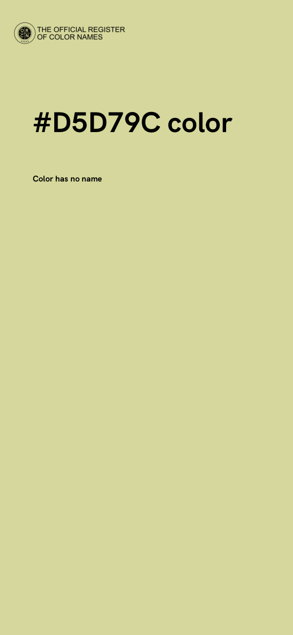 #D5D79C color image