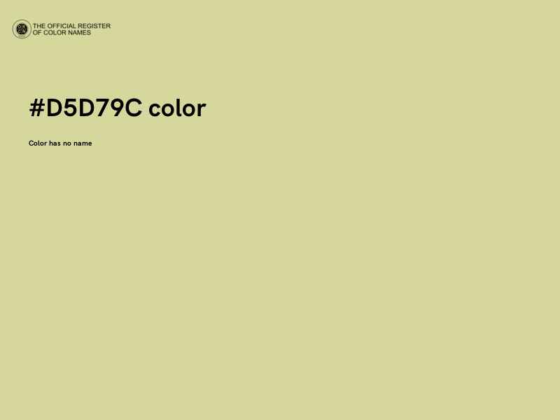 #D5D79C color image