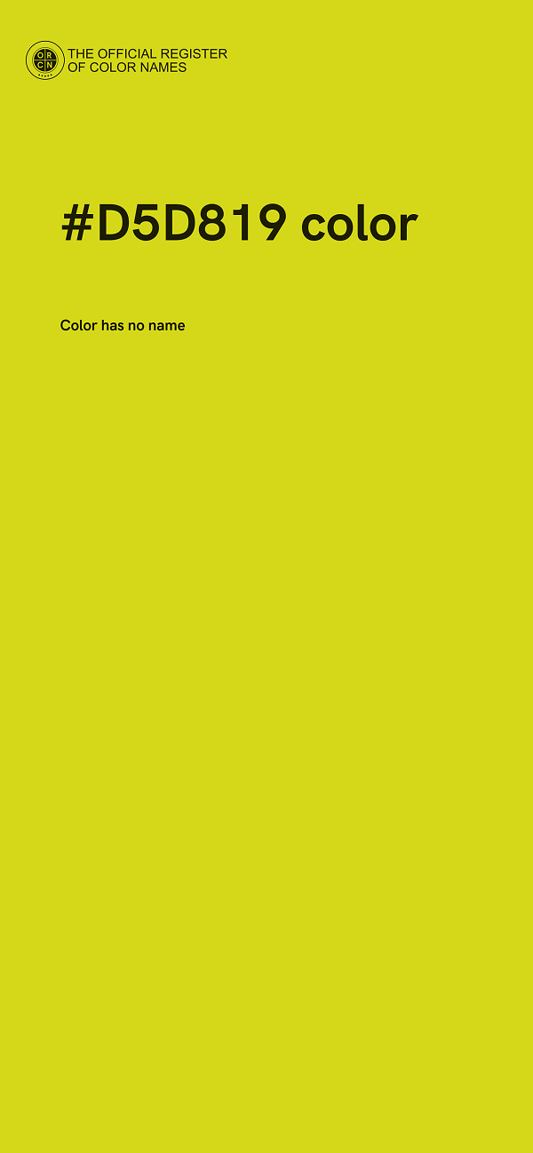 #D5D819 color image