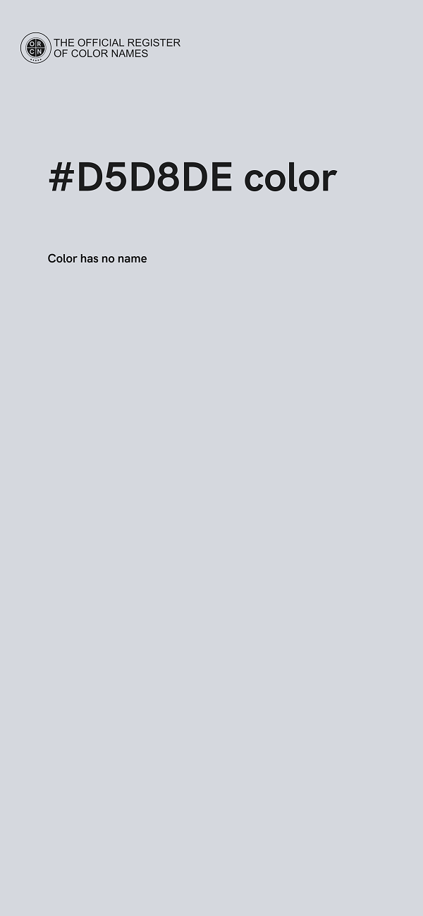 #D5D8DE color image