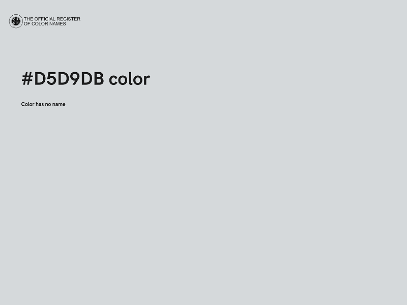 #D5D9DB color image
