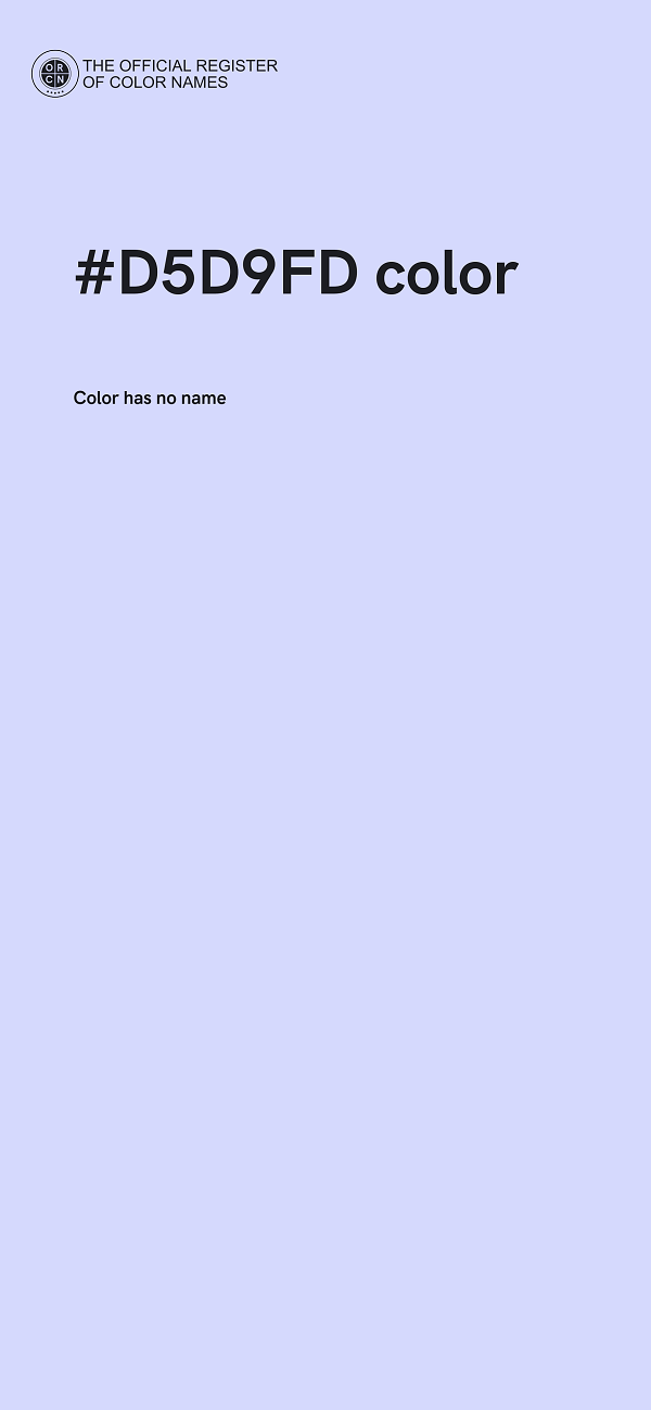 #D5D9FD color image