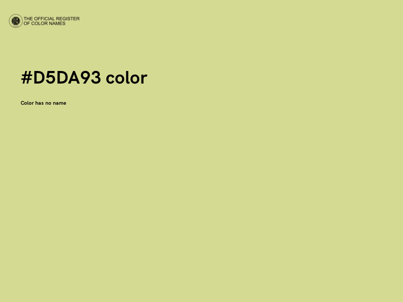 #D5DA93 color image