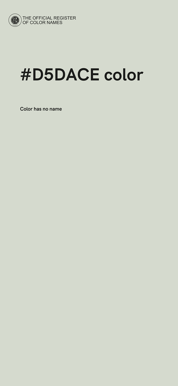 #D5DACE color image