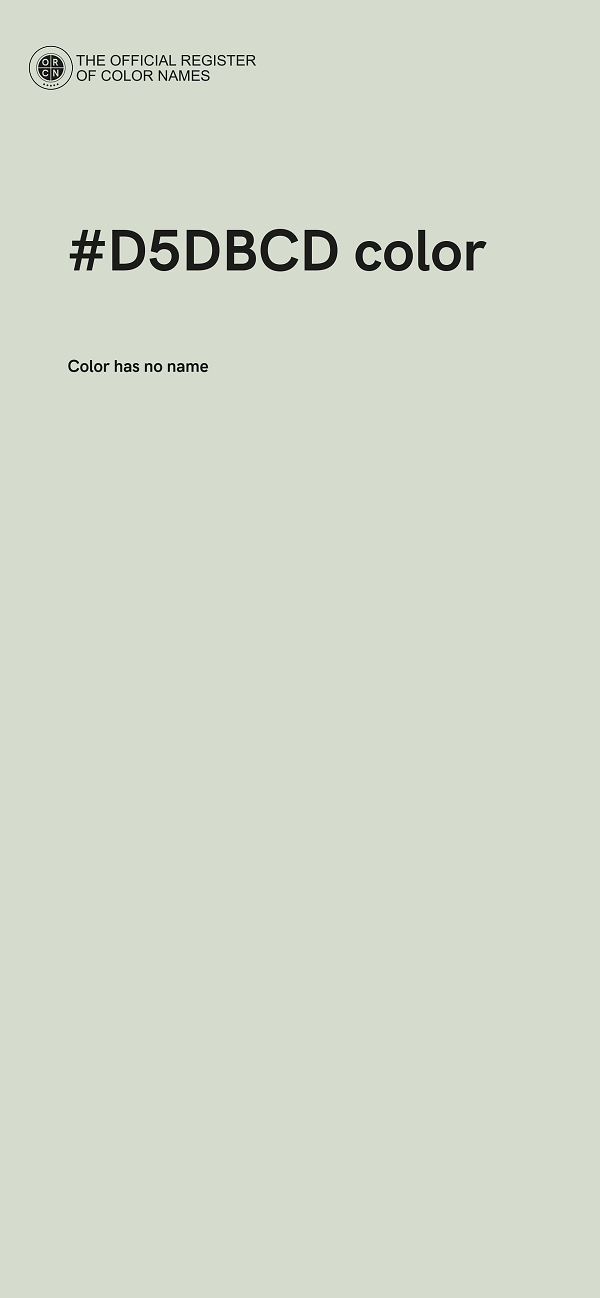 #D5DBCD color image