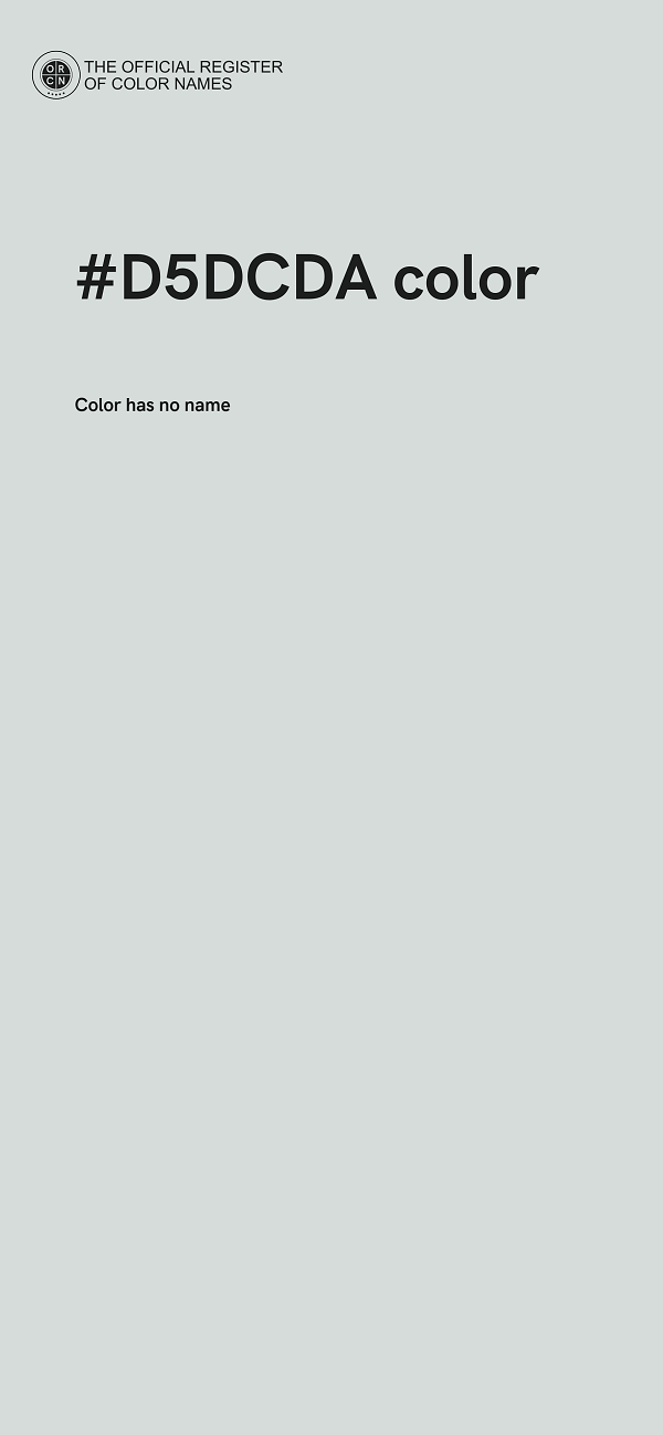 #D5DCDA color image