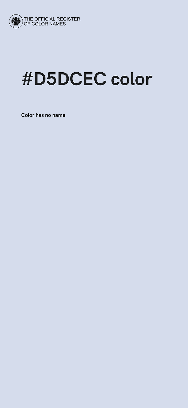 #D5DCEC color image