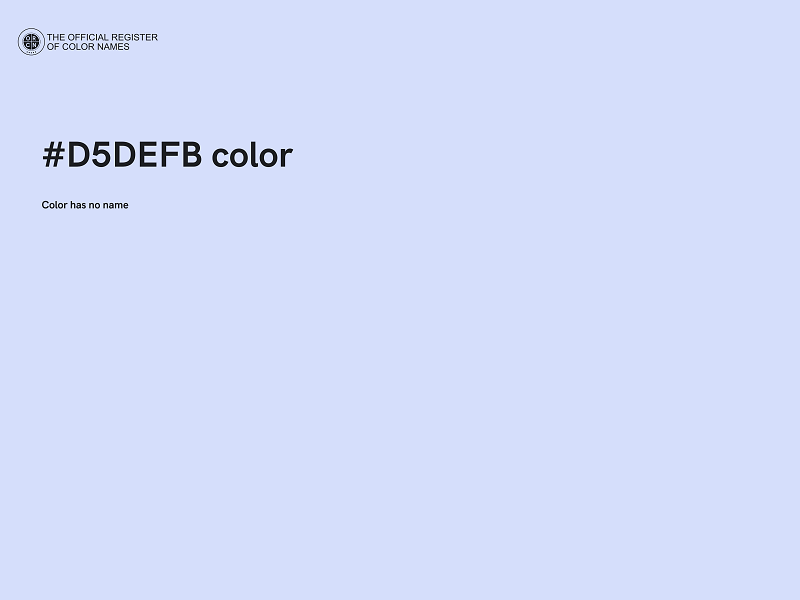 #D5DEFB color image