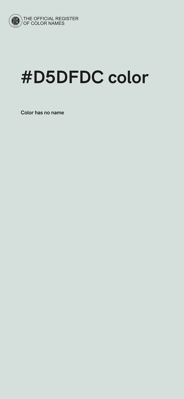 #D5DFDC color image