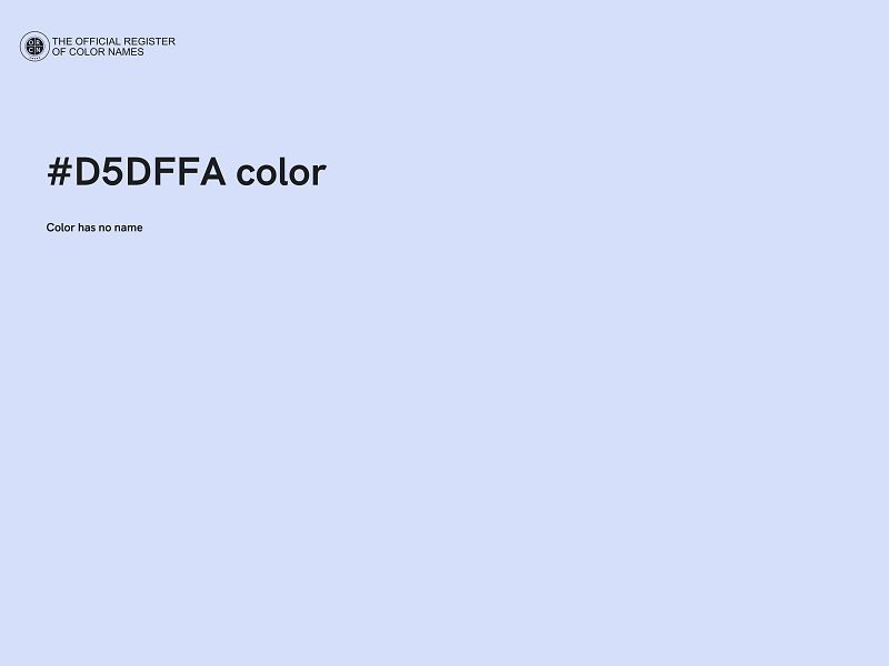 #D5DFFA color image