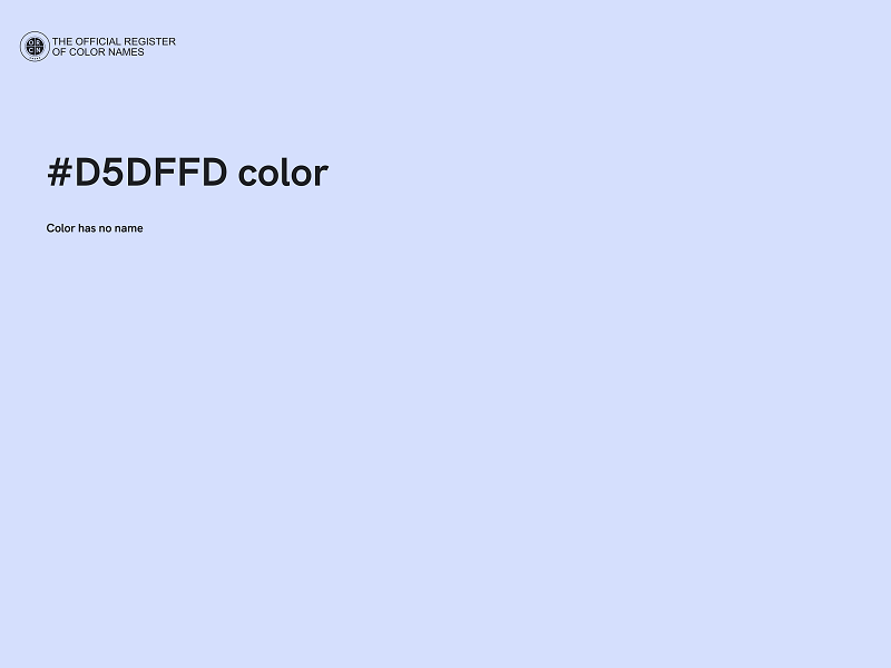 #D5DFFD color image
