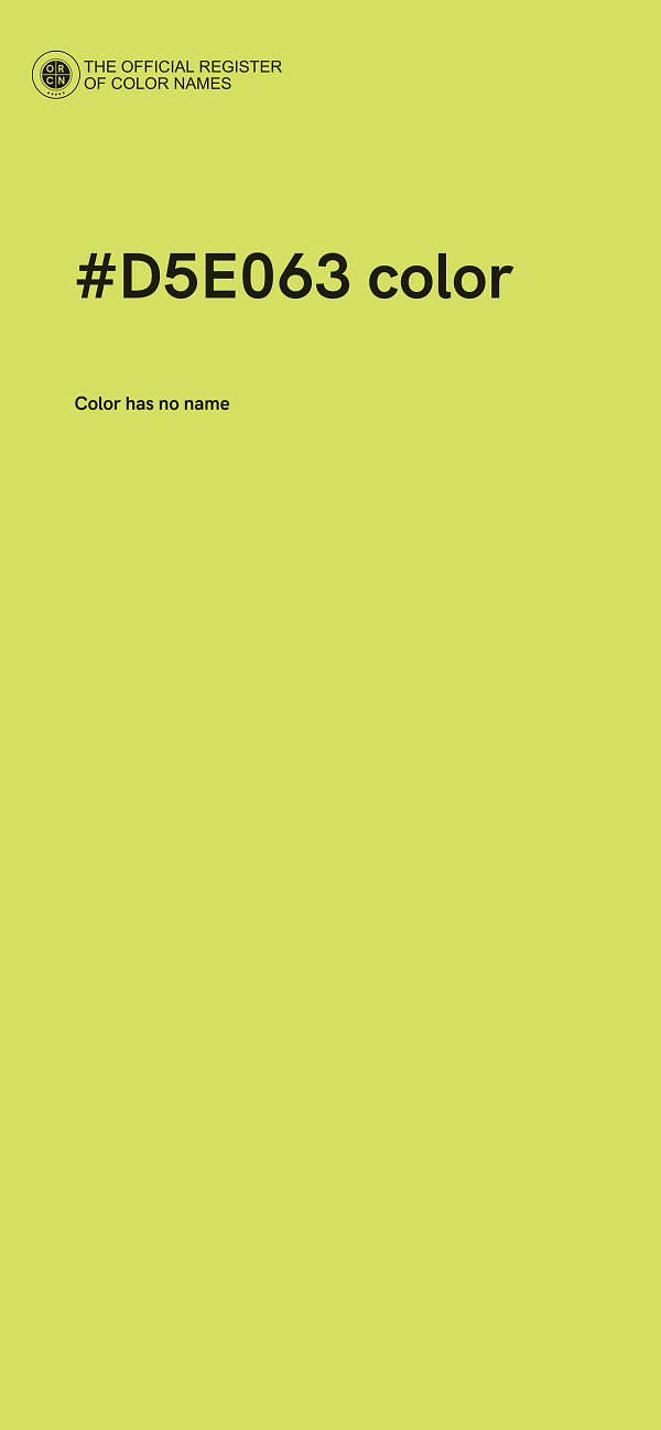 #D5E063 color image