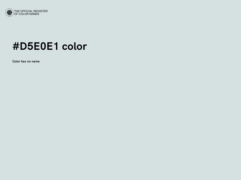 #D5E0E1 color image