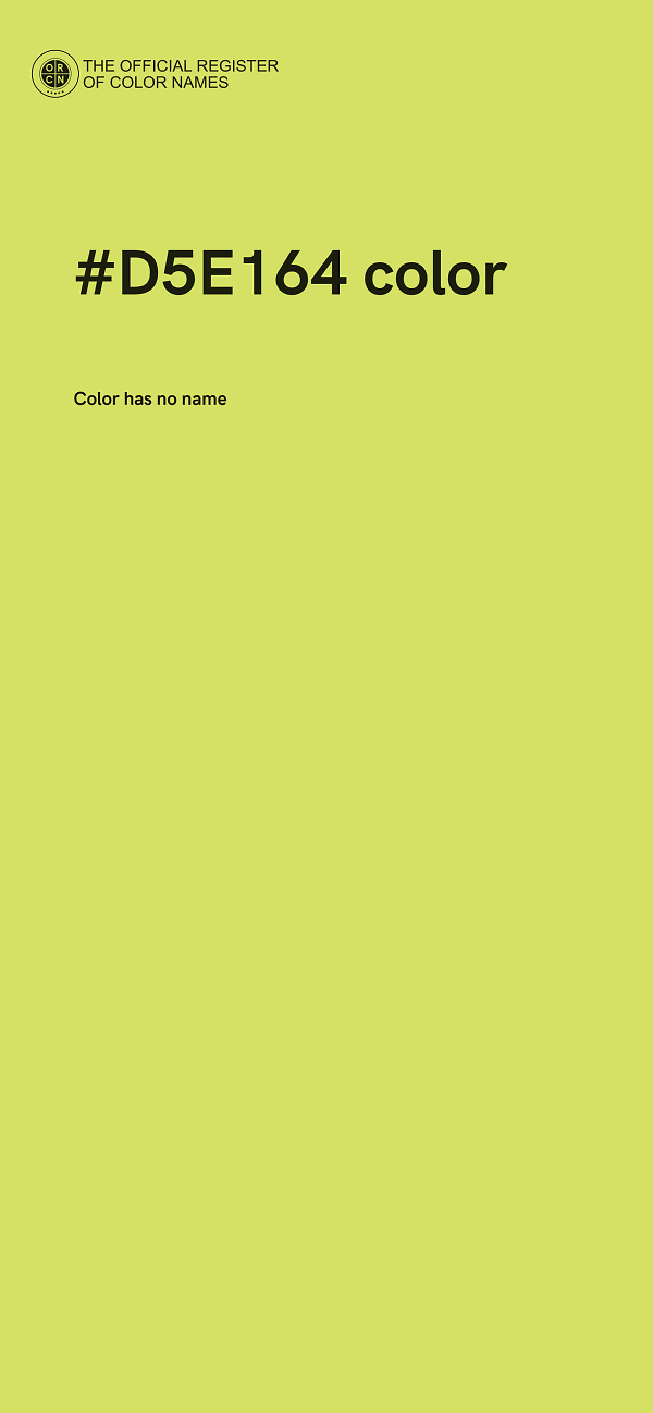 #D5E164 color image