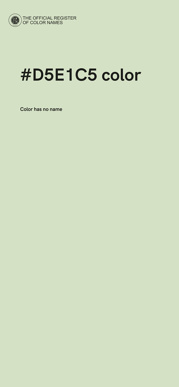 #D5E1C5 color image