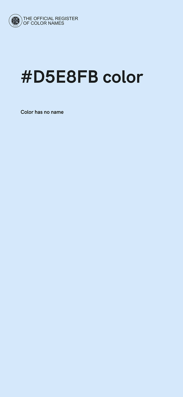 #D5E8FB color image