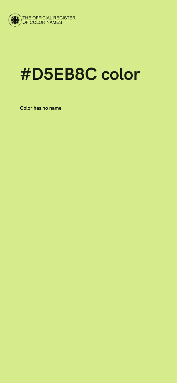 #D5EB8C color image
