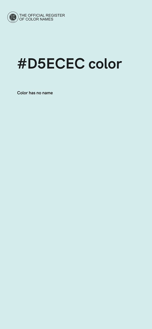 #D5ECEC color image