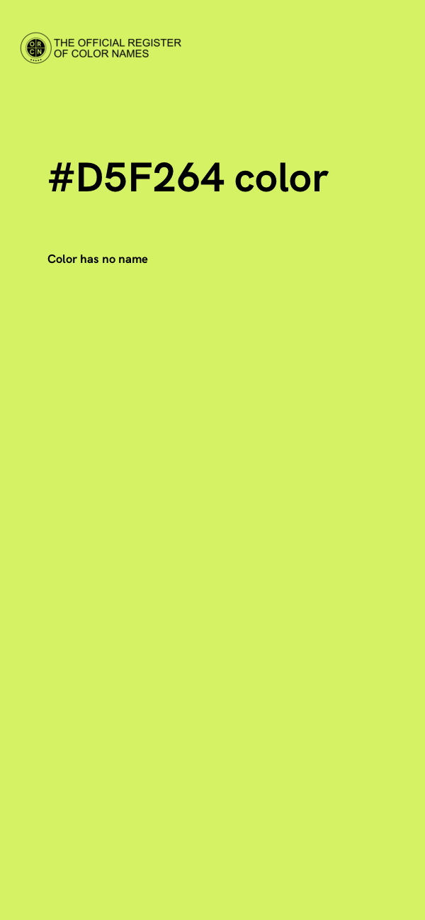 #D5F264 color image