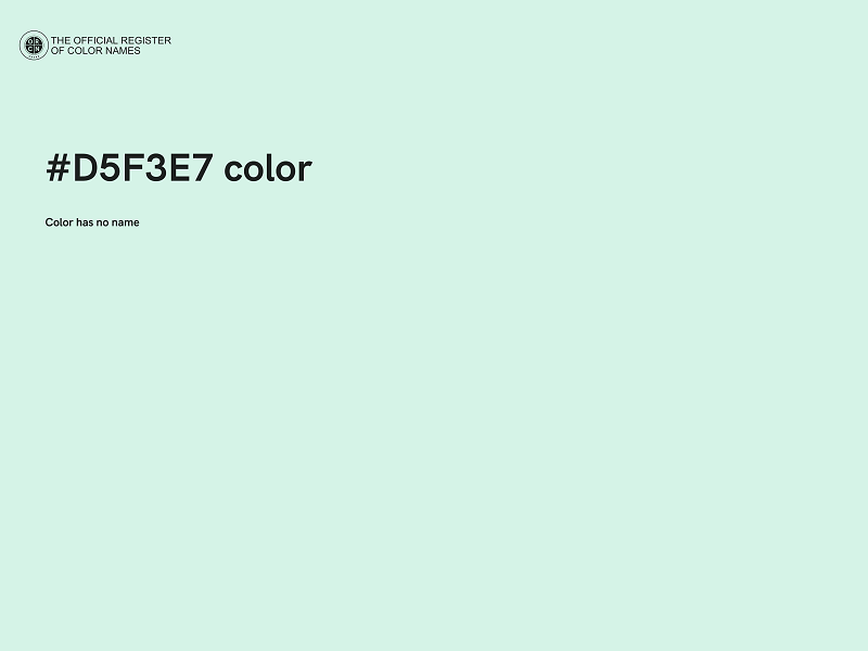 #D5F3E7 color image