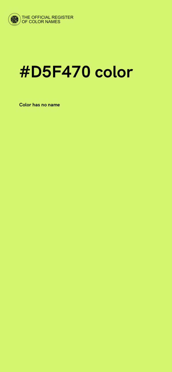 #D5F470 color image