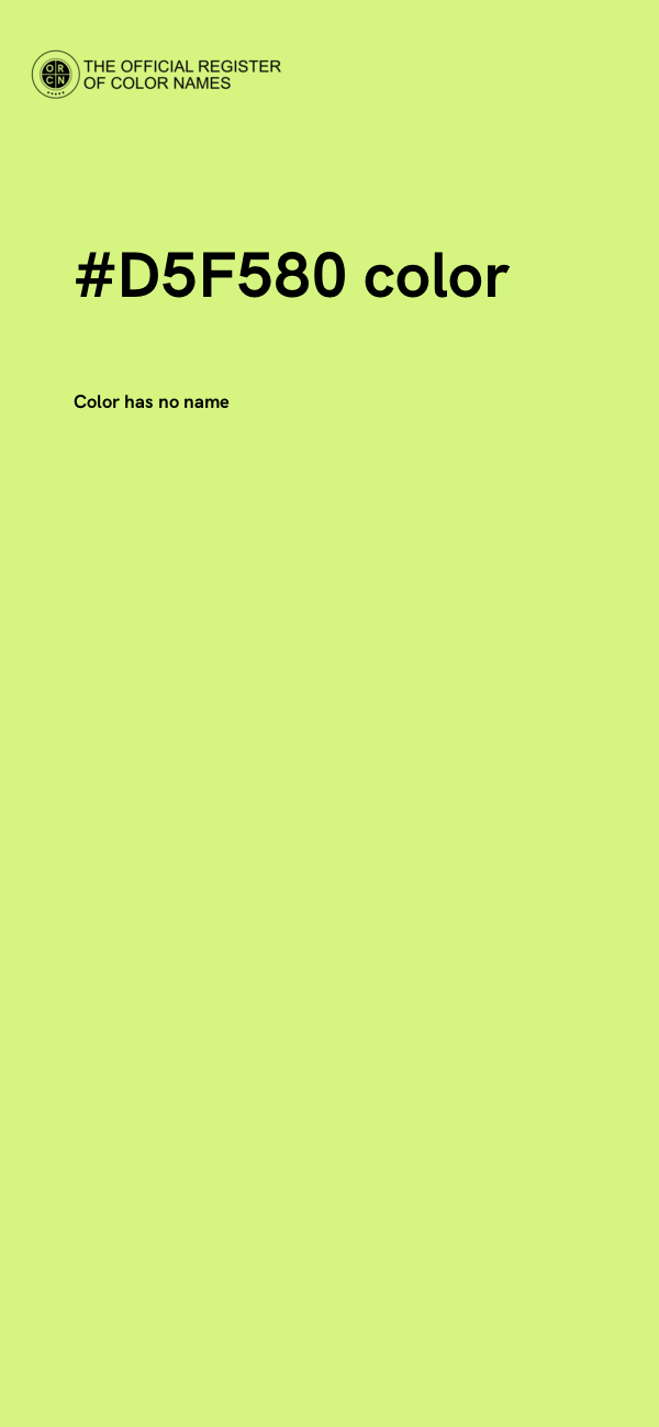 #D5F580 color image