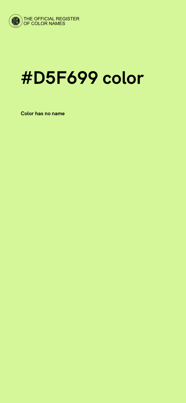 #D5F699 color image