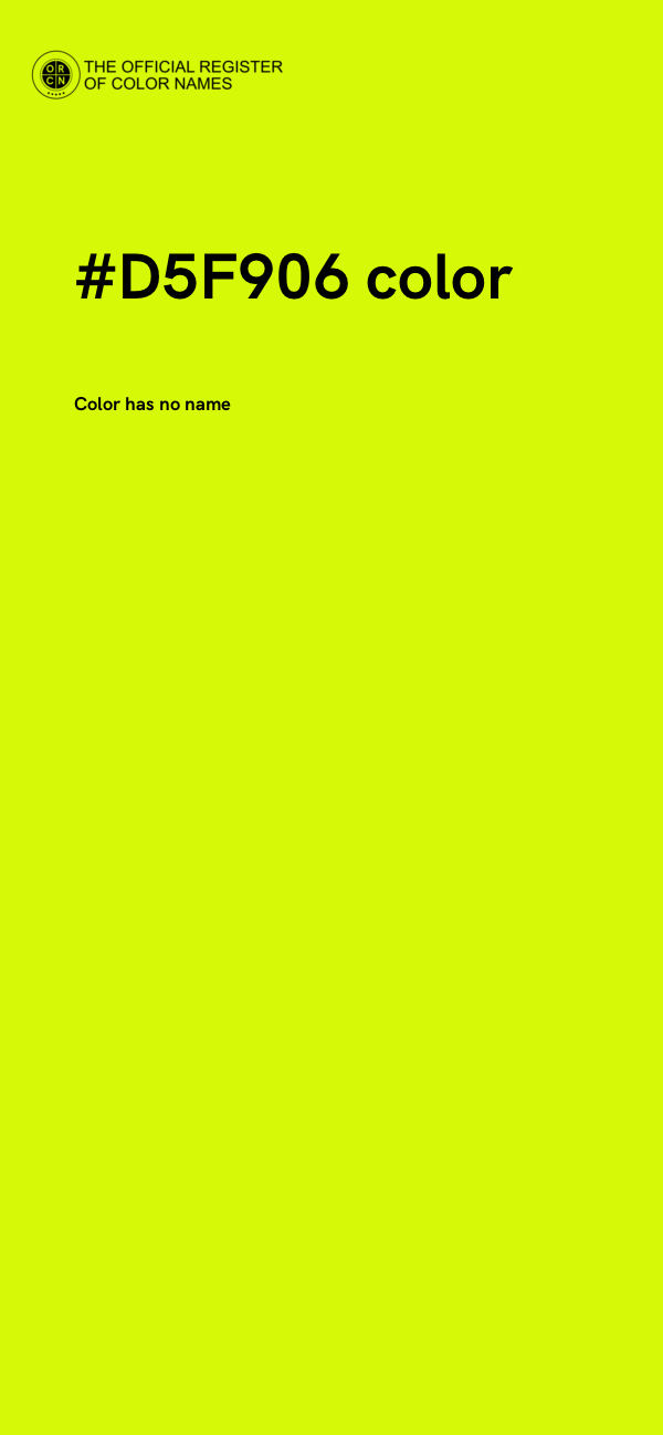 #D5F906 color image