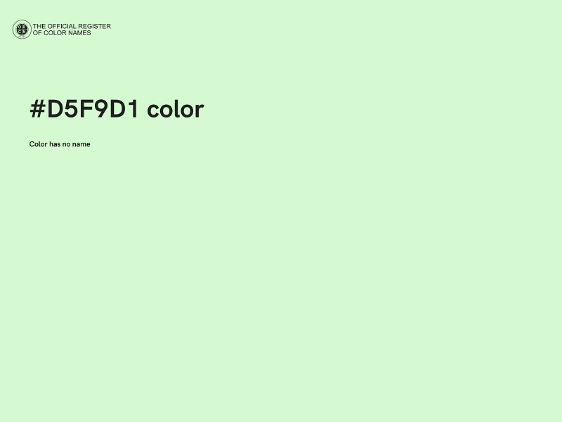 #D5F9D1 color image