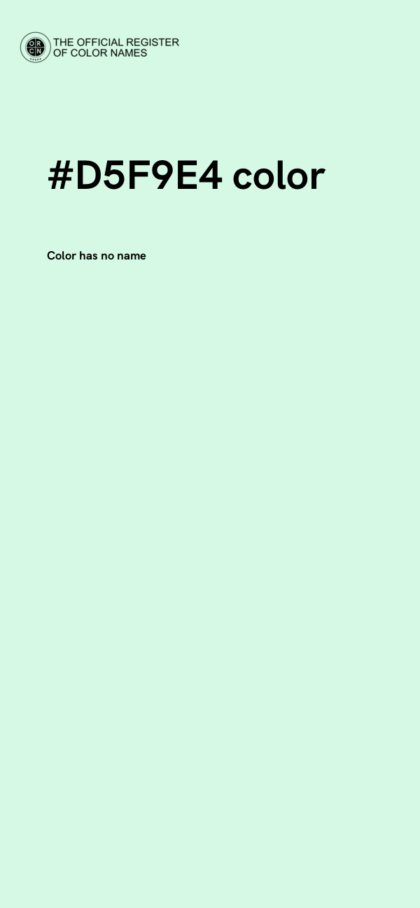 #D5F9E4 color image