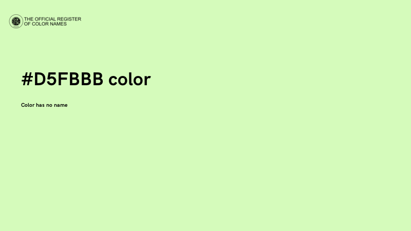 #D5FBBB color image
