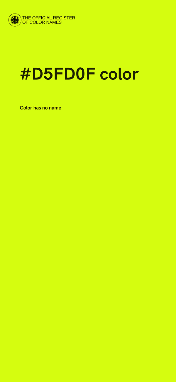 #D5FD0F color image
