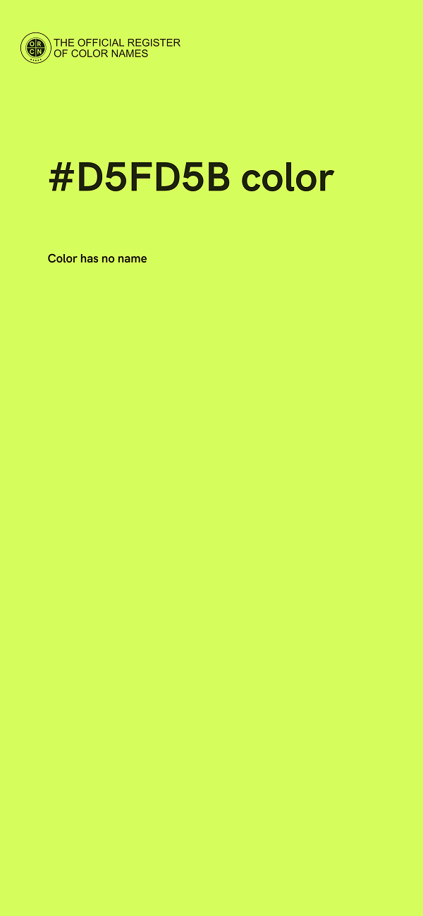 #D5FD5B color image
