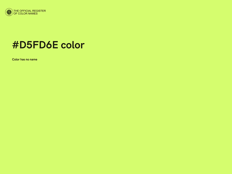 #D5FD6E color image