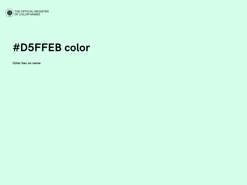 #D5FFEB color image