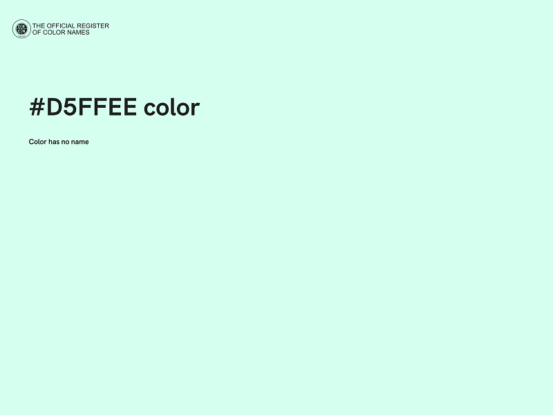#D5FFEE color image
