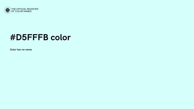 #D5FFFB color image