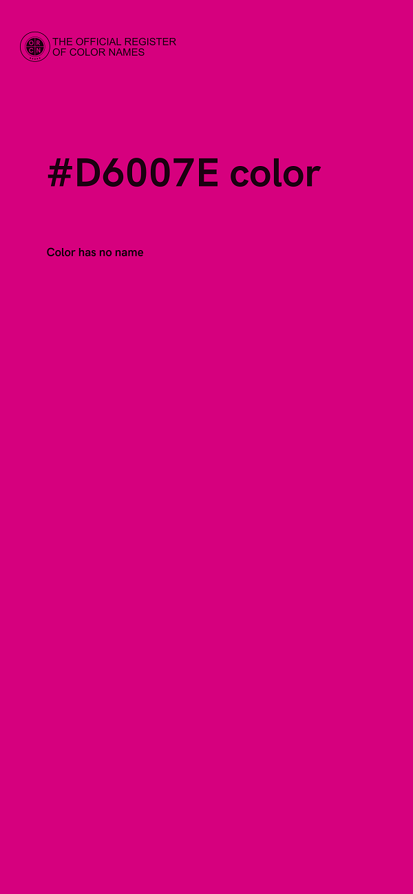 #D6007E color image