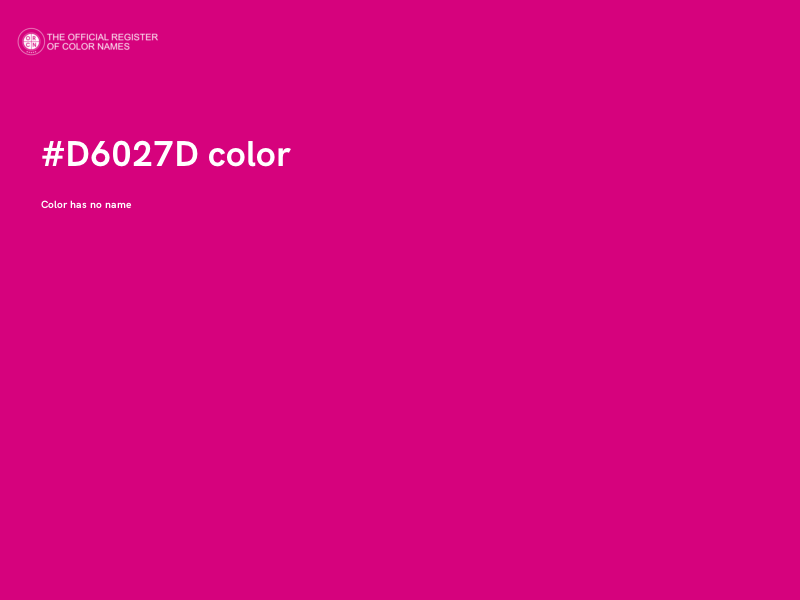 #D6027D color image