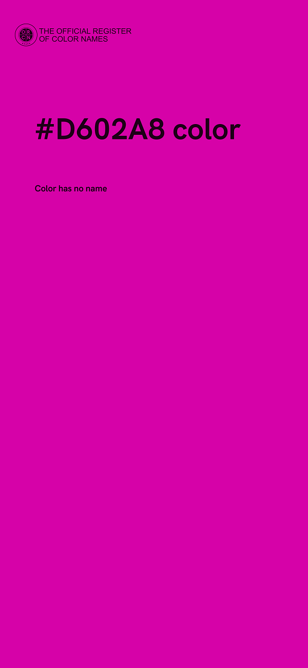 #D602A8 color image