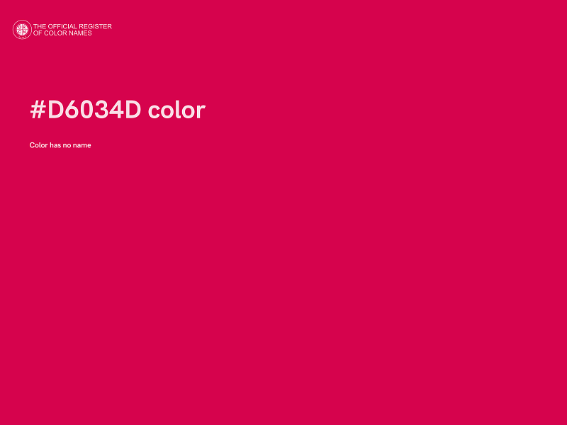 #D6034D color image