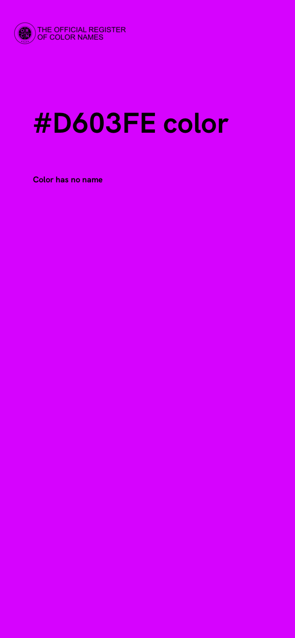 #D603FE color image