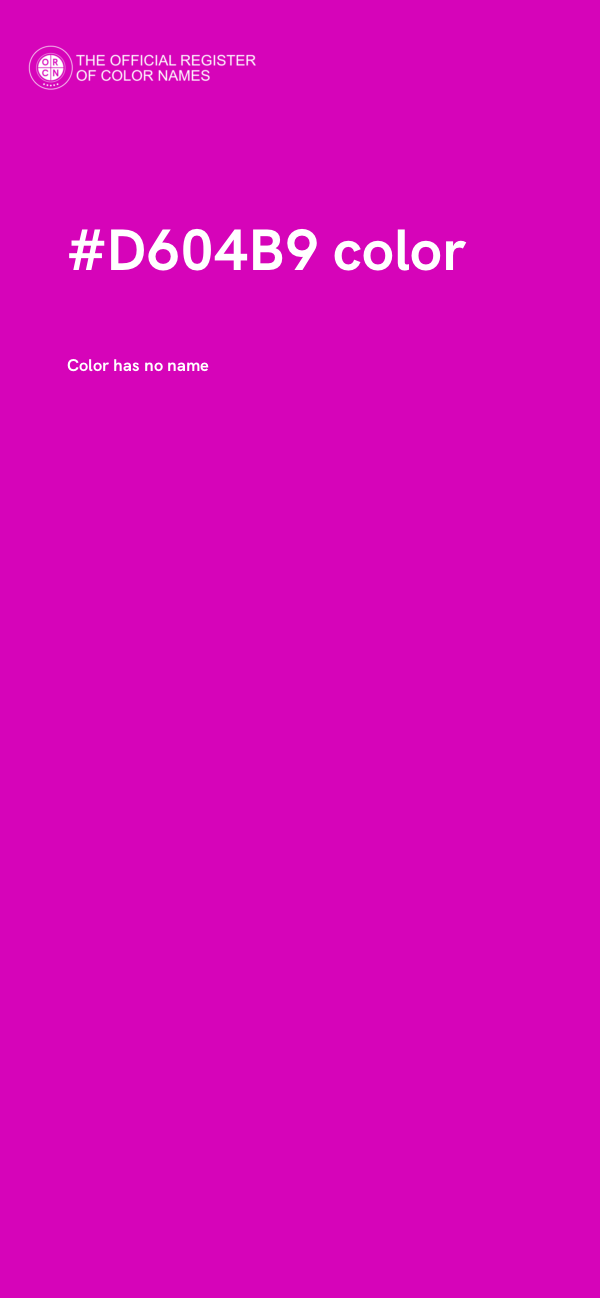 #D604B9 color image