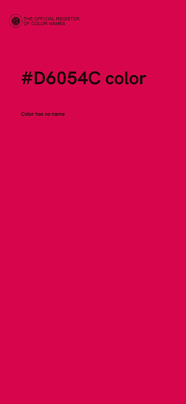 #D6054C color image