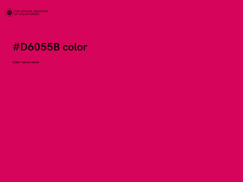 #D6055B color image