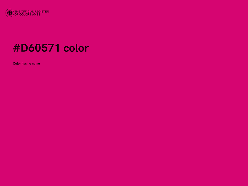 #D60571 color image