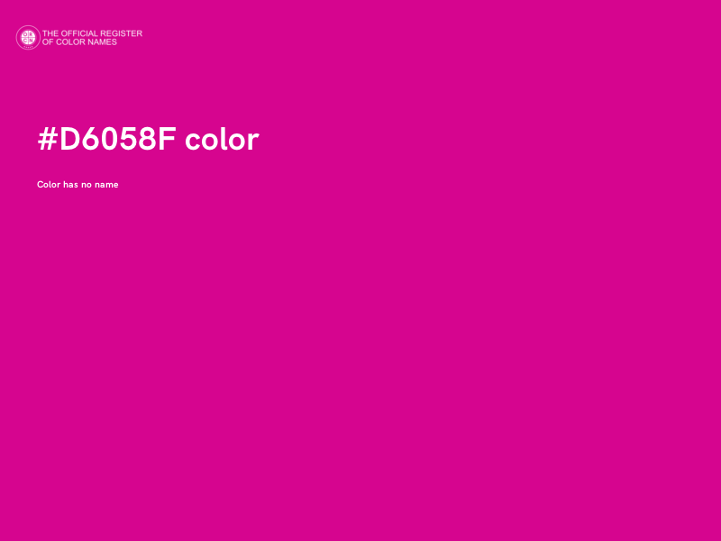 #D6058F color image