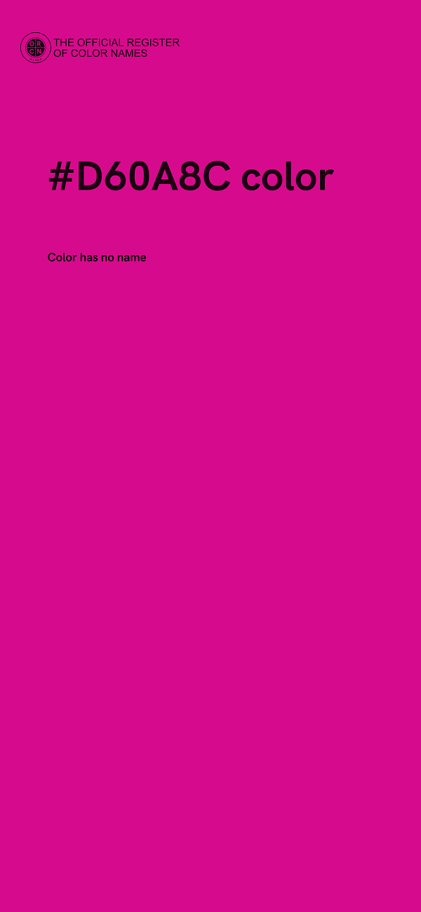 #D60A8C color image